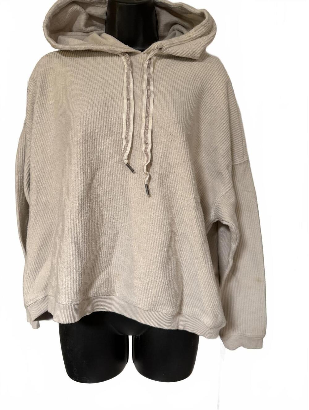 Aerie hooded ribbed sweatshirt XL
